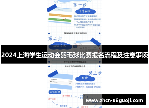 2024上海学生运动会羽毛球比赛报名流程及注意事项